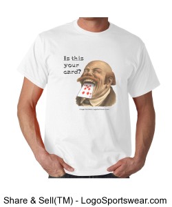Adult Shirt - On the Tip of My Tongue - 7 of diamonds Design Zoom